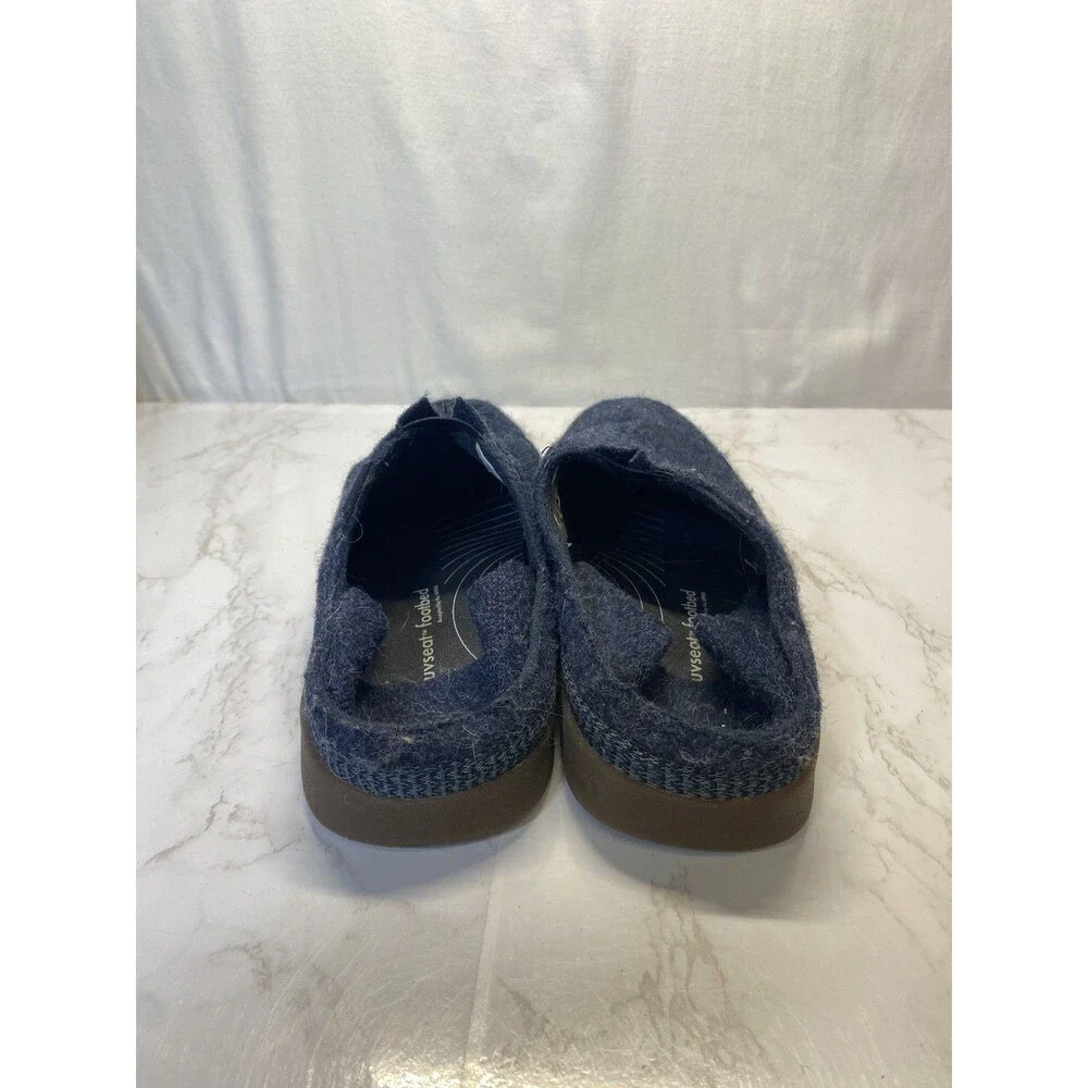 Chaco Revel Blue Wool Felt Slipper Shoes Men’s Sample Sz 10